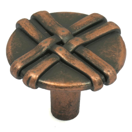 LAUREY 1 3/8" Lineage Knob, Antique Copper 37007